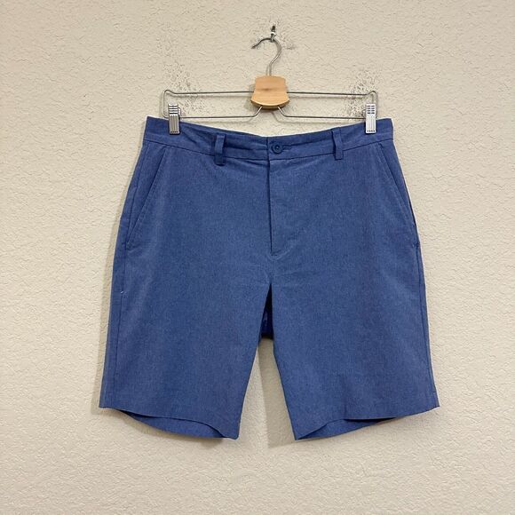 VINEYARD VINES Men's Chino Breaker Shorts Golf in Heather Blue - Picture 1 of 12